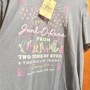 Junk Gypsy Gray Short Sleeve Tee